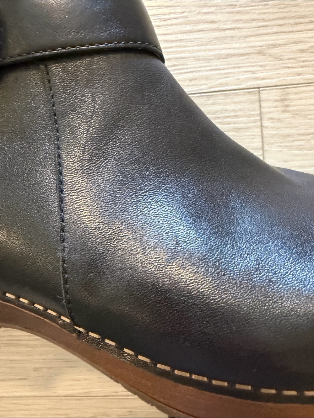 Dansko Ankle Boot 9441-507800 Brennan Leather Black Lagenlook Women’s 12 Sz 42 - Picture 14 of 14